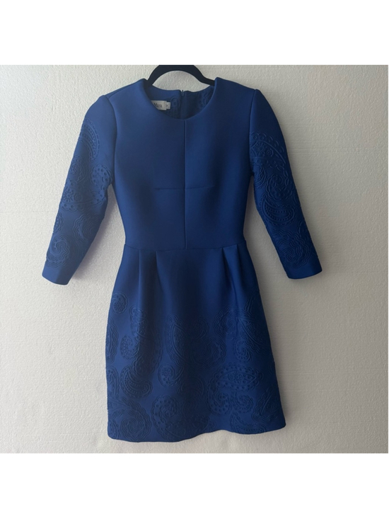 MaxMara Dresses & Skirts - MaxMara Cobalt Blue Long Sleeve Mini Cocktail Dress size Medium